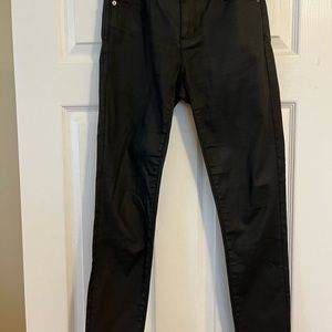 Banana Republic skinny “coated” jeans